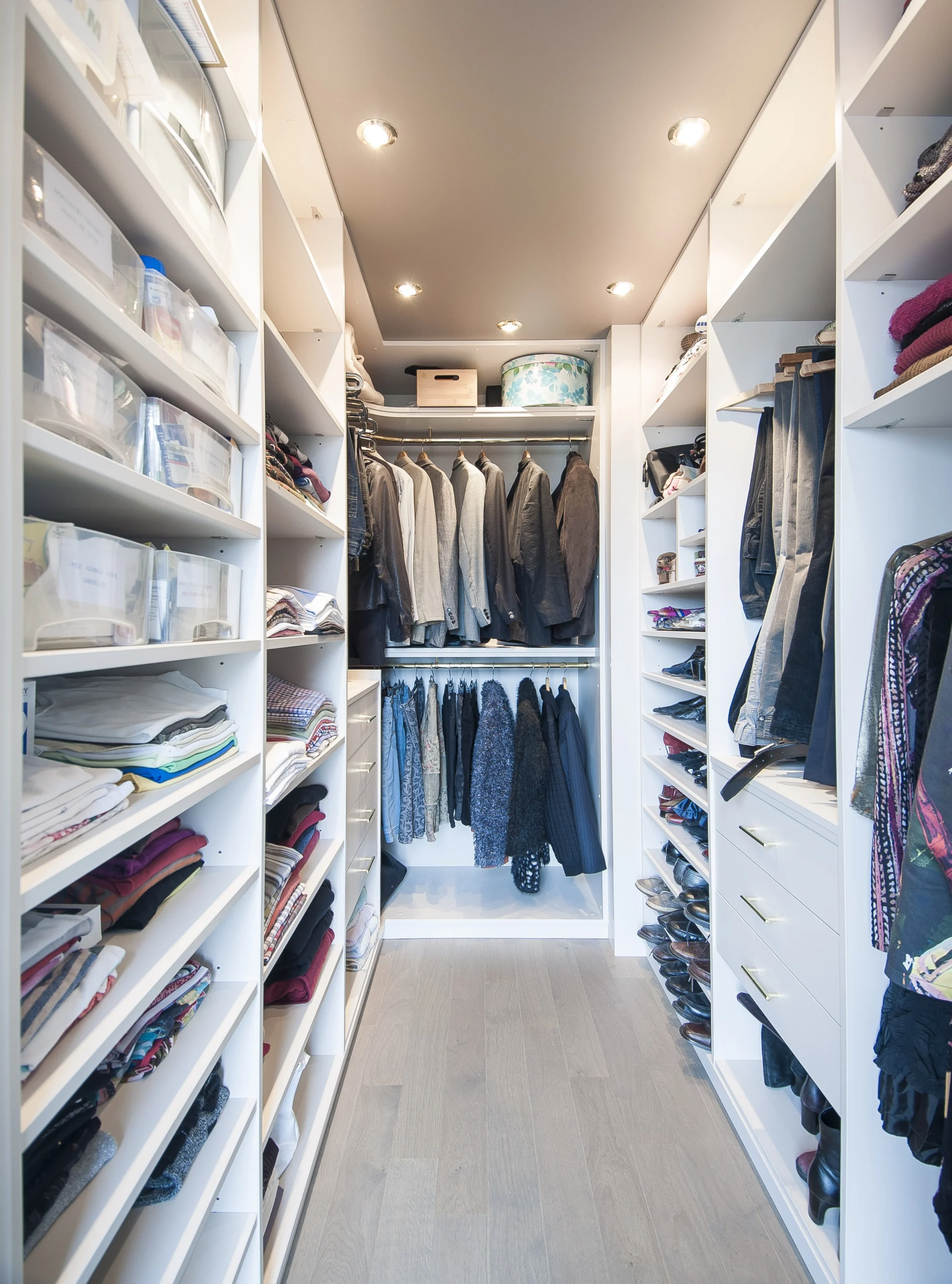 Dressing en U toute hauteur réalisé par Coupet